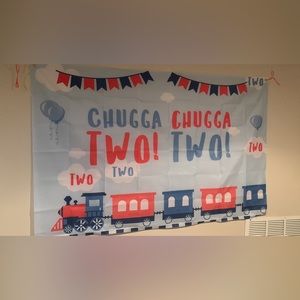Chugga Chugga Two Two Banner Sign